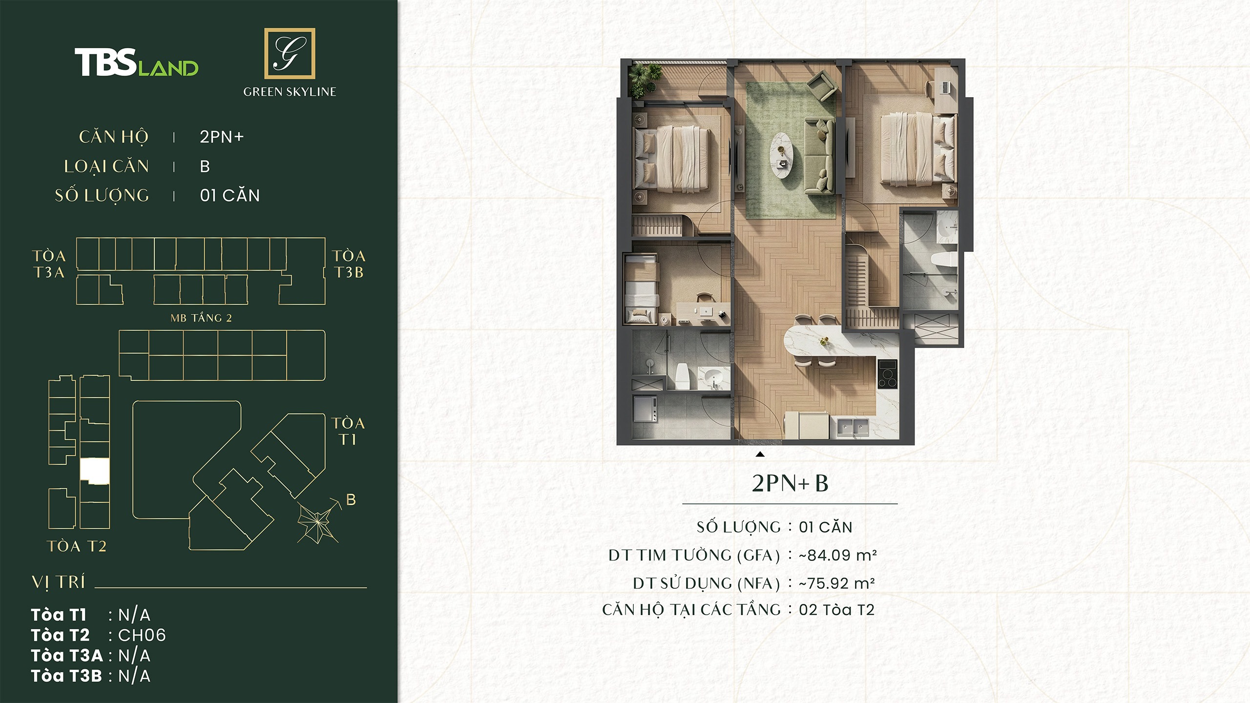 Căn Hộ Green Skyline TBS Land Dĩ An TPHCM