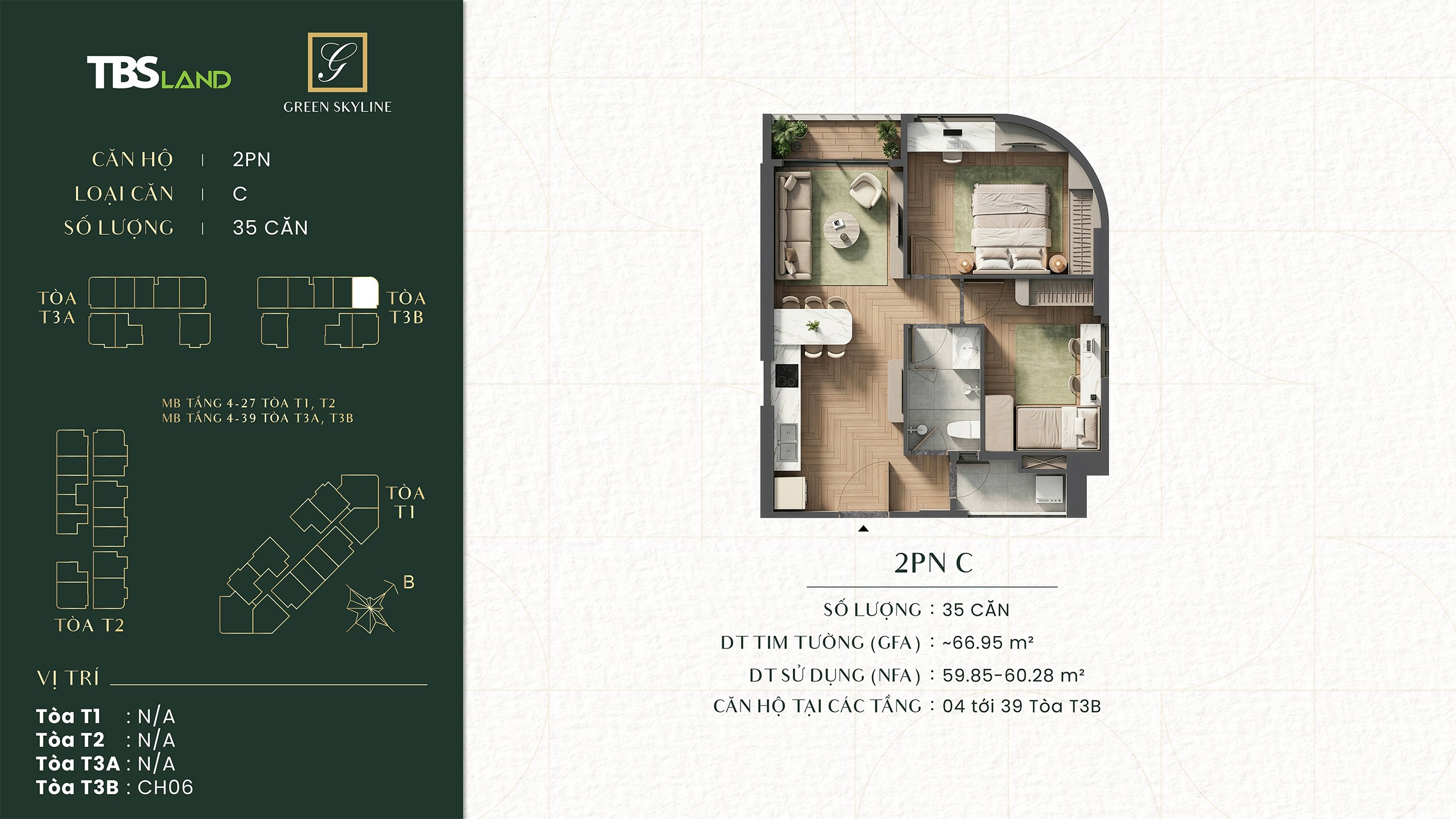 Căn Hộ Green Skyline TBS Land Dĩ An TPHCM