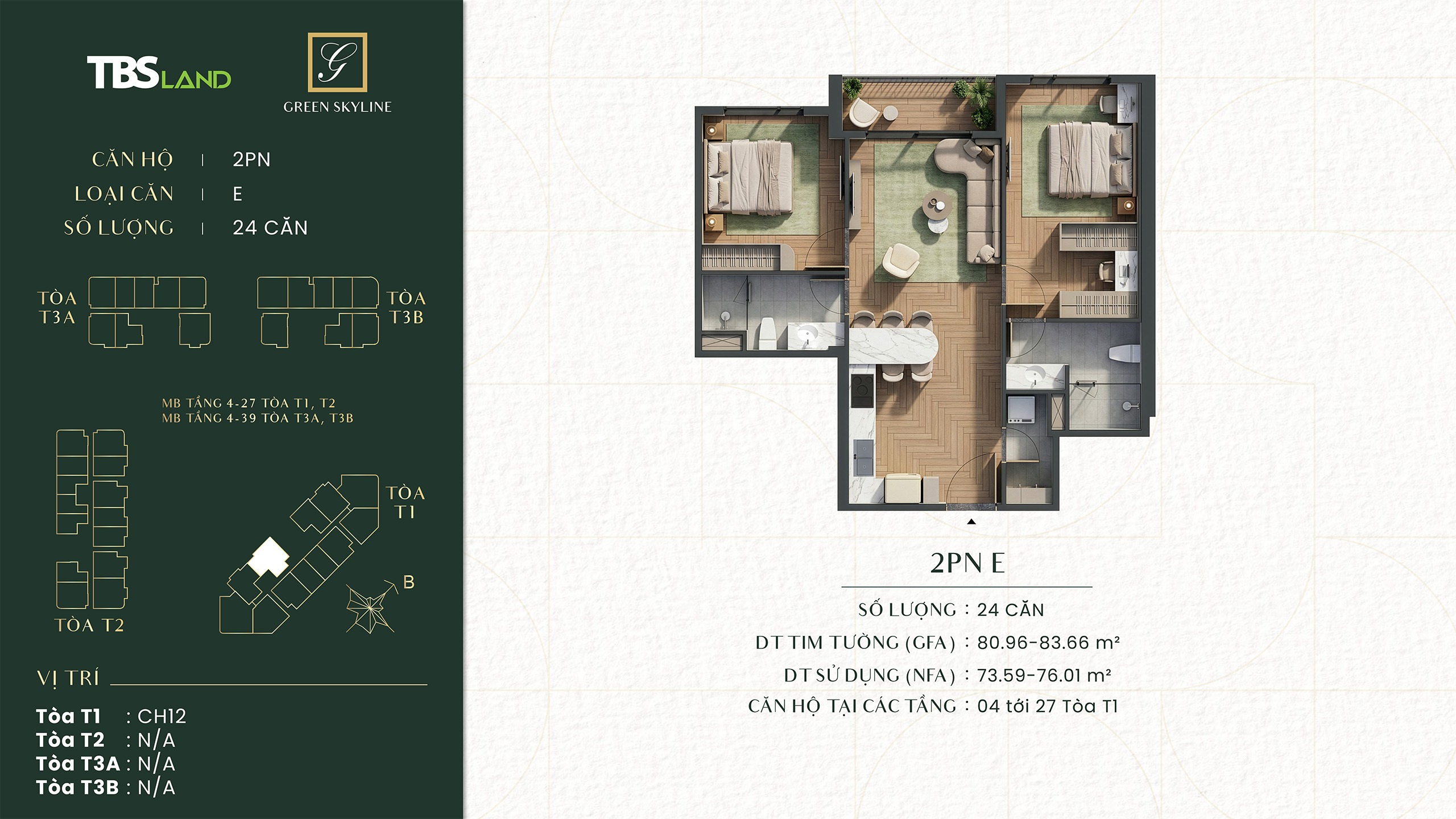 Căn Hộ Green Skyline TBS Land Dĩ An TPHCM