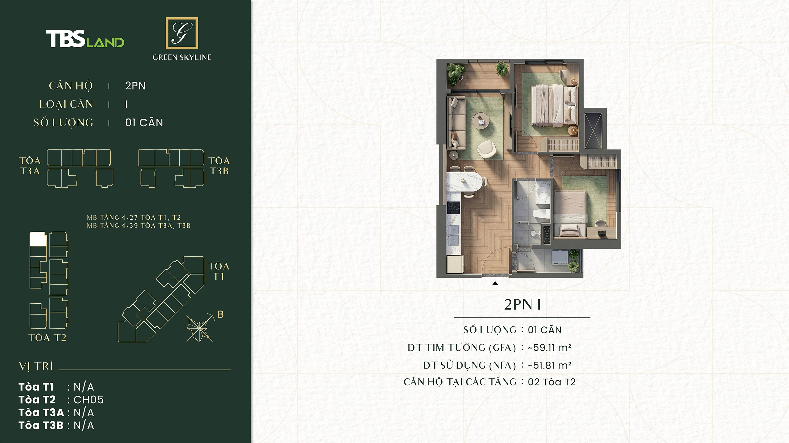 Căn Hộ Green Skyline TBS Land Dĩ An TPHCM